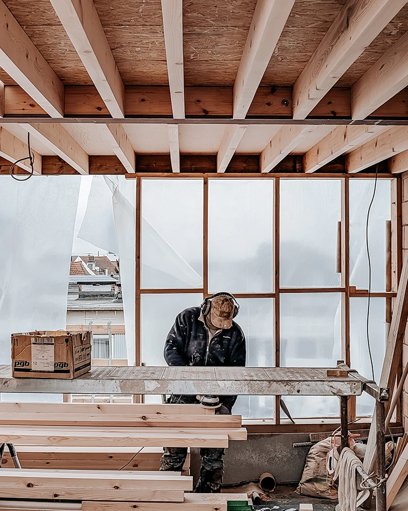 Chantier de rénovation intérieure